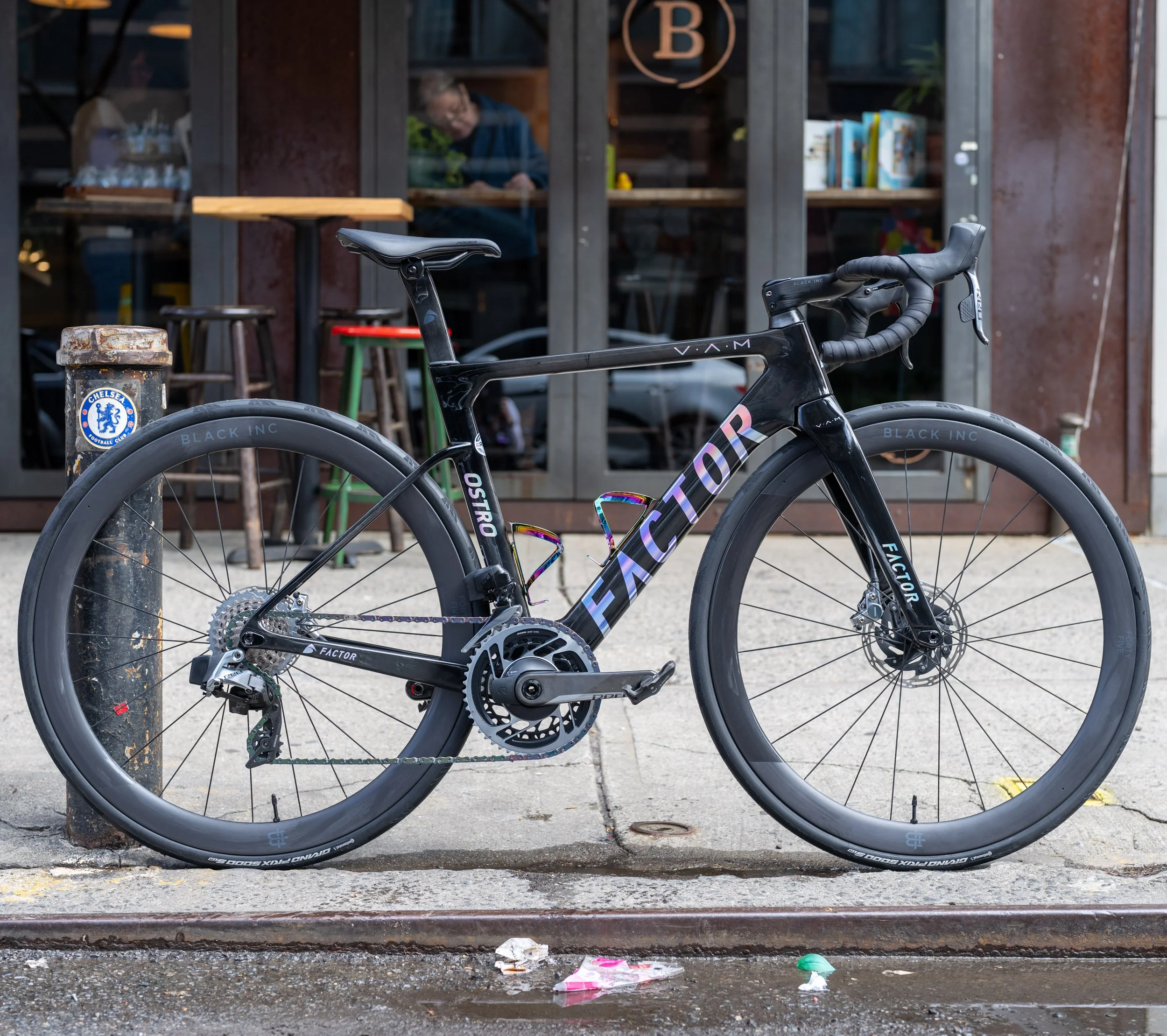 Team Factor Ostro VAMs rolling out of the ACME Studio and onto the